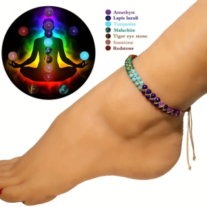 7-Bead Chakra Anklet - Image 6