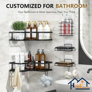 5pcs Corner Shower Caddy - Image 6