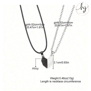 2pcs Couples Chain & Ring Set - Image 3