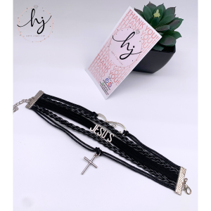 Multilayer Jesus Leather Bracelet - Image 5